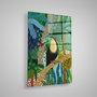 Wallity Cuadro Decorativo de Cristal Templado Multicolor 50 x 70 cm